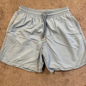 Men’s Light Blue Vilebrequin Swim Trunks - XL - 7” Inseam - Worn Once